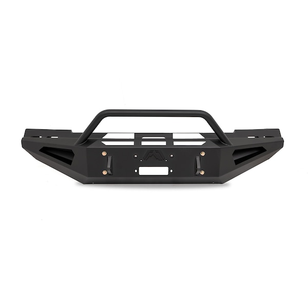 Fab Fours 15-19 SILVERADO 2500/3500 HD RED STEEL FRONT W/ PRE-RUNNER GUARD BUMPE CH15-RS3062-1 - main